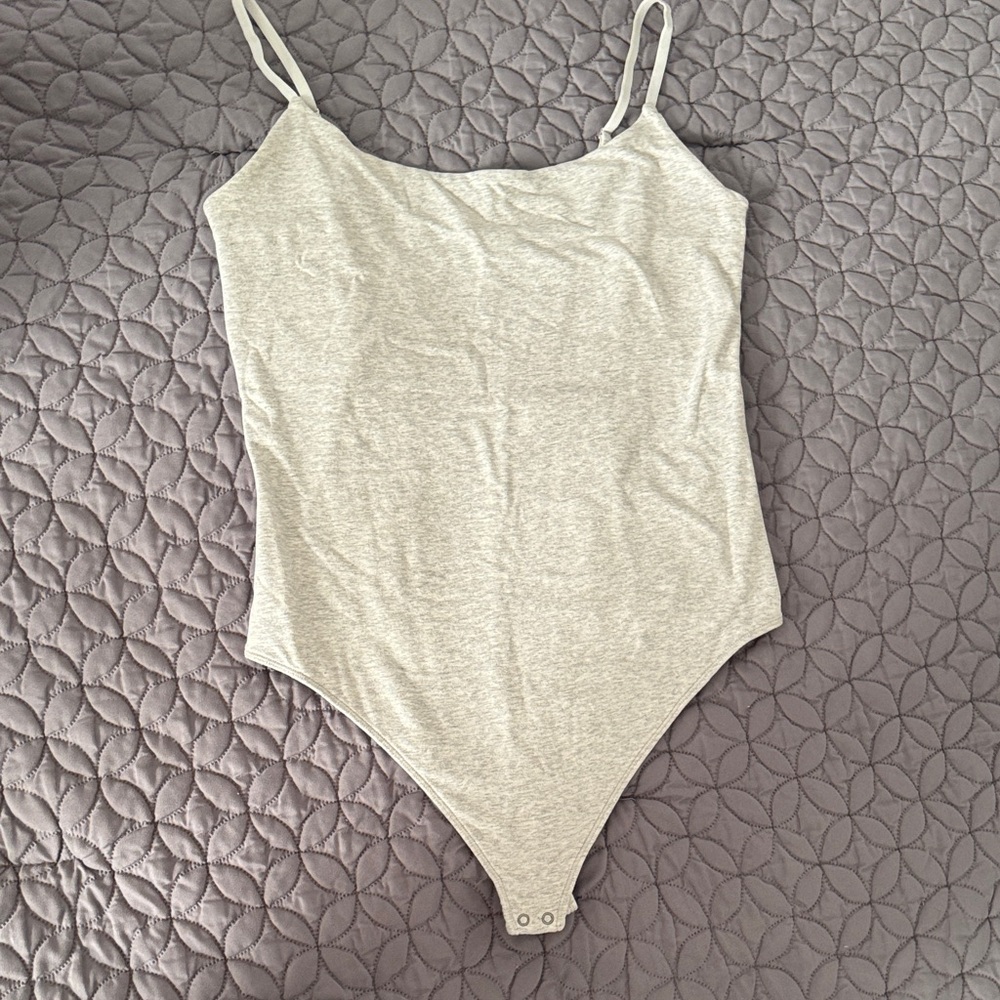 Abercrombie & Fitch Light Gray Bodysuit